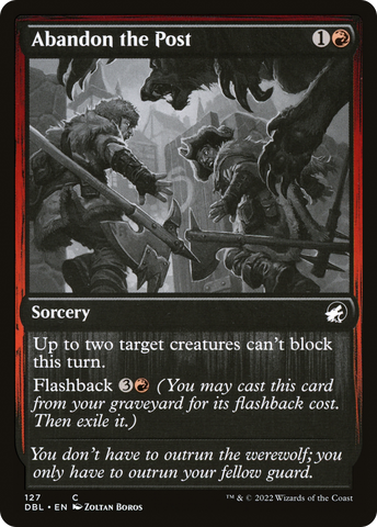 Abandon the Post [Innistrad: Double Feature] - The Mythic Store | 24h Order Processing