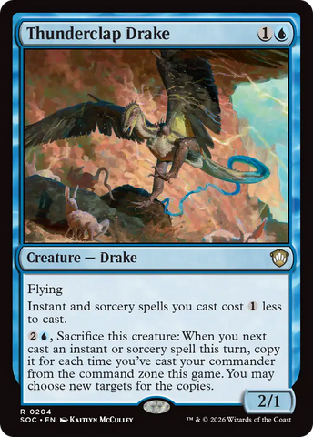 Thunderclap Drake [Secrets of Strixhaven Commander] - The Mythic Store | 24h Order Processing