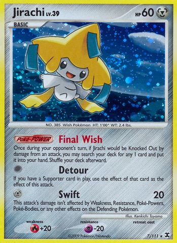 Jirachi (7/111) [Platinum: Rising Rivals] - The Mythic Store | 24h Order Processing
