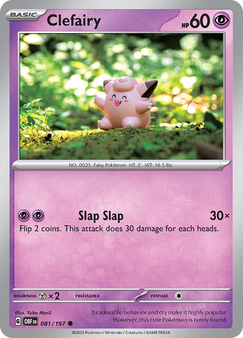 Clefairy (081/197) [Scarlet & Violet: Obsidian Flames] - The Mythic Store | 24h Order Processing