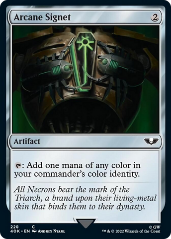 Arcane Signet (228) (Surge Foil) [Warhammer 40,000] - The Mythic Store | 24h Order Processing