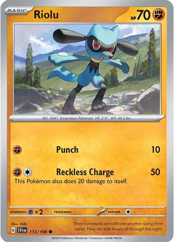 Riolu (113/198) [Scarlet & Violet: Base Set] - The Mythic Store | 24h Order Processing