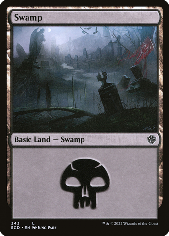 Swamp (343) [Starter Commander Decks] - The Mythic Store | 24h Order Processing
