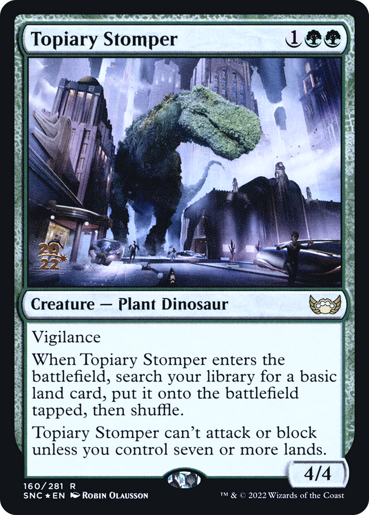 Topiary Stomper [Streets of New Capenna Prerelease Promos] - The Mythic Store | 24h Order Processing