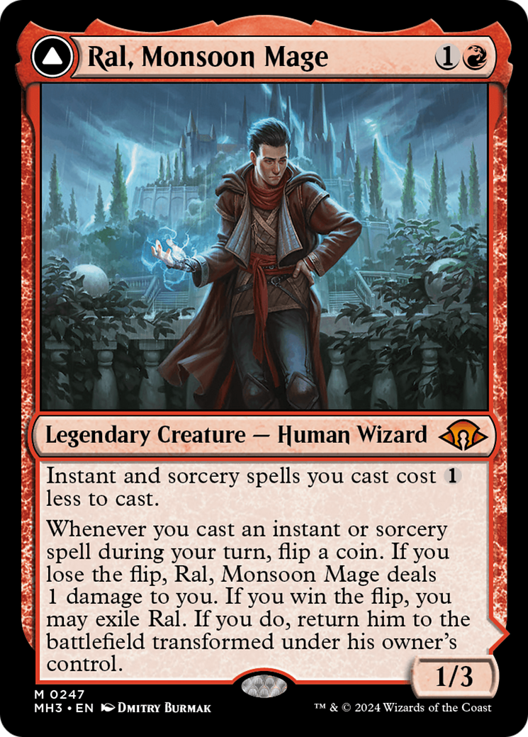 Ral, Monsoon Mage // Ral, Leyline Prodigy [Modern Horizons 3] - The Mythic Store | 24h Order Processing