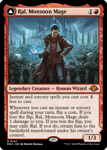 Ral, Monsoon Mage // Ral, Leyline Prodigy [Modern Horizons 3] - The Mythic Store | 24h Order Processing