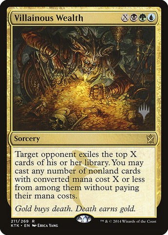 Villainous Wealth (Promo Pack) [Khans of Tarkir Promos] - The Mythic Store | 24h Order Processing
