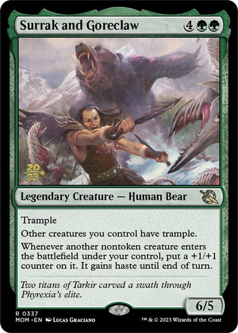 Surrak and Goreclaw [March of the Machine Prerelease Promos] - The Mythic Store | 24h Order Processing