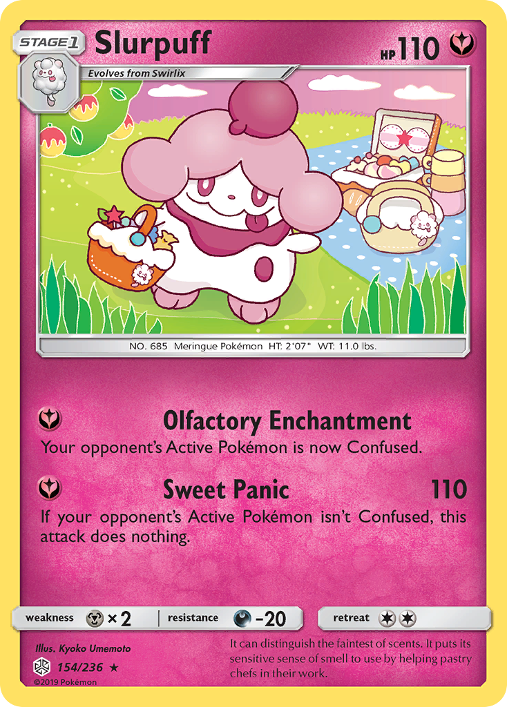 Slurpuff (154/236) [Sun & Moon: Cosmic Eclipse] - The Mythic Store | 24h Order Processing