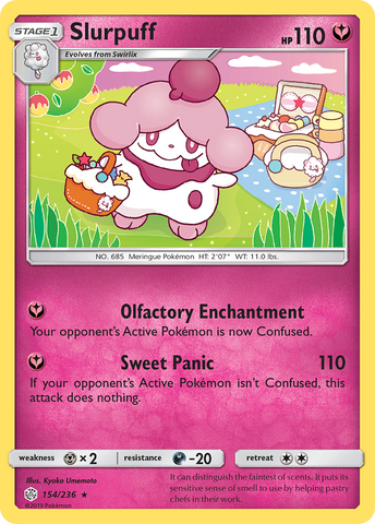 Slurpuff (154/236) [Sun & Moon: Cosmic Eclipse] - The Mythic Store | 24h Order Processing
