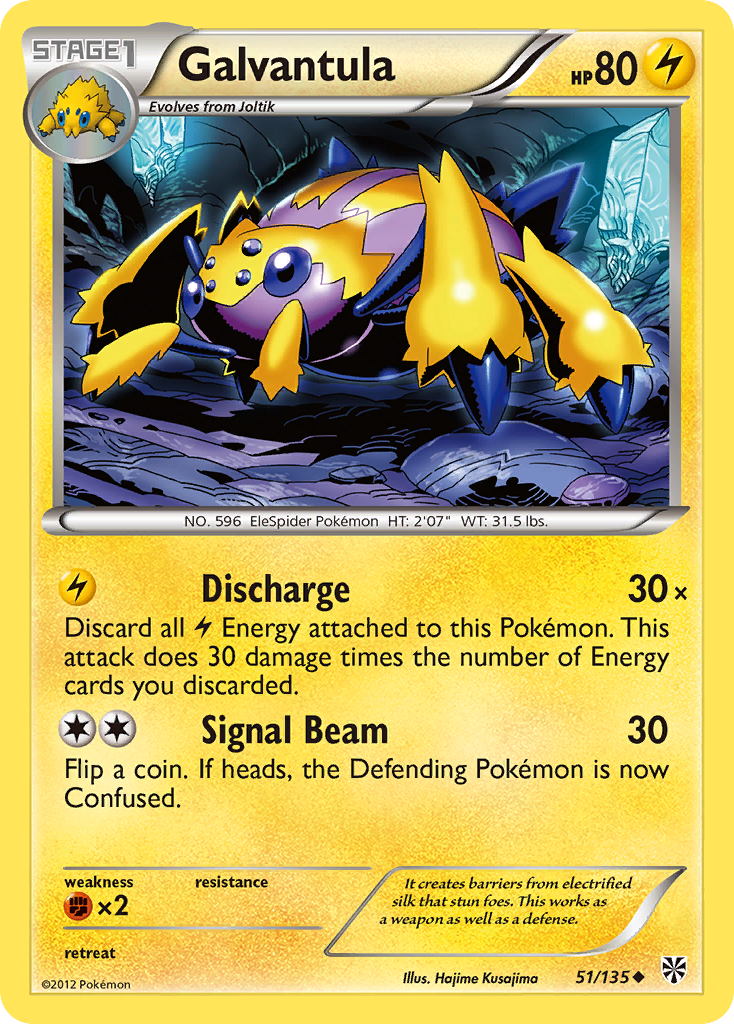 Galvantula (51/135) [Black & White: Plasma Storm] - The Mythic Store | 24h Order Processing