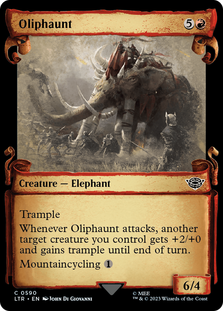 Oliphaunt [The Lord of the Rings: Tales of Middle-Earth Showcase Scrolls] - The Mythic Store | 24h Order Processing