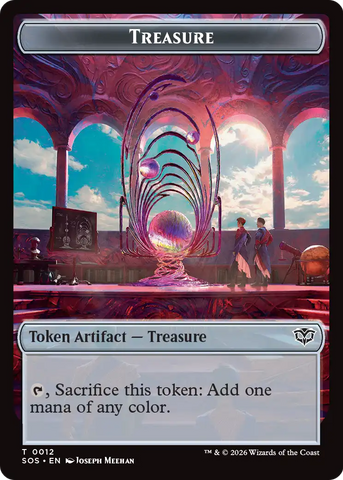 Treasure // Food Double-Sided Token [Secrets of Strixhaven Tokens] - The Mythic Store | 24h Order Processing