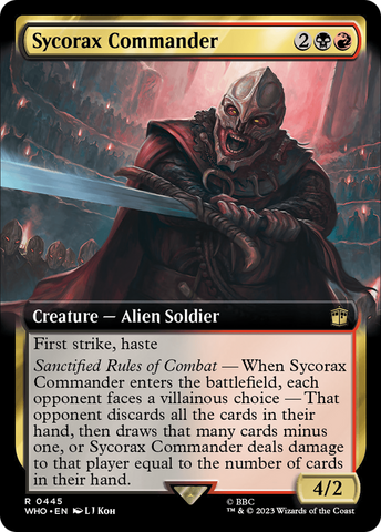 Sycorax Commander (Extended Art) [Doctor Who] - The Mythic Store | 24h Order Processing