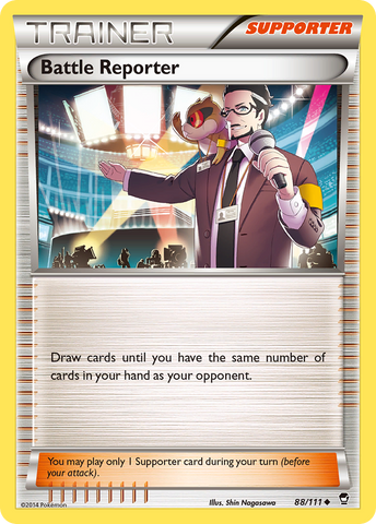 Battle Reporter (88/111) [XY: Furious Fists] - The Mythic Store | 24h Order Processing