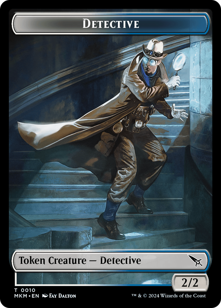 Detective // Spider Double-Sided Token [Murders at Karlov Manor Tokens] - The Mythic Store | 24h Order Processing