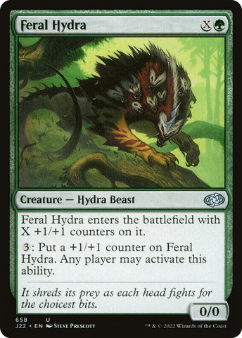 Feral Hydra [Jumpstart 2022] - The Mythic Store | 24h Order Processing