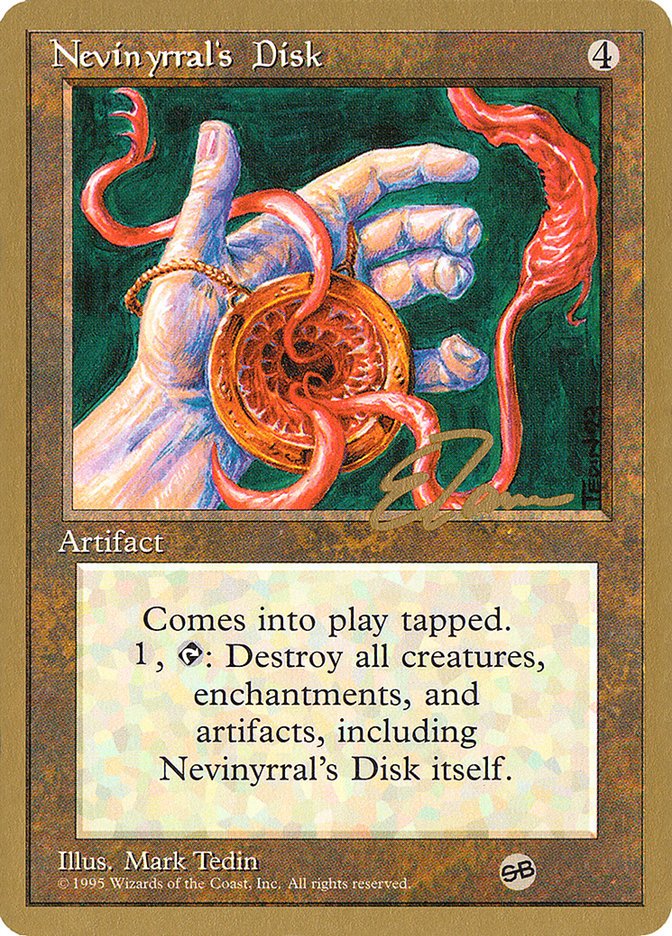 Nevinyrral's Disk (Eric Tam) (SB) [Pro Tour Collector Set] - The Mythic Store | 24h Order Processing