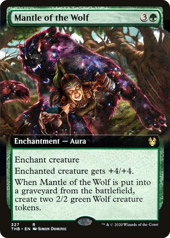 Mantle of the Wolf (Extended Art) [Theros Beyond Death] - The Mythic Store | 24h Order Processing