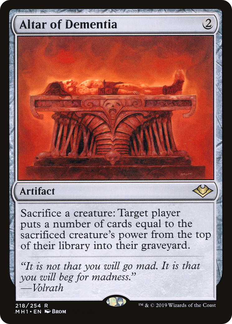 Altar of Dementia [Modern Horizons] - The Mythic Store | 24h Order Processing