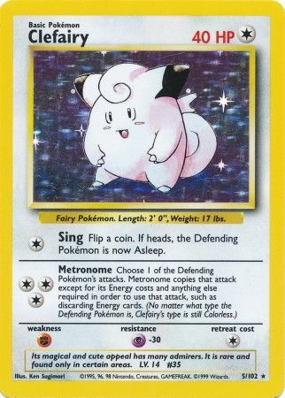 Clefairy (5/102) [Base Set Unlimited] - The Mythic Store | 24h Order Processing