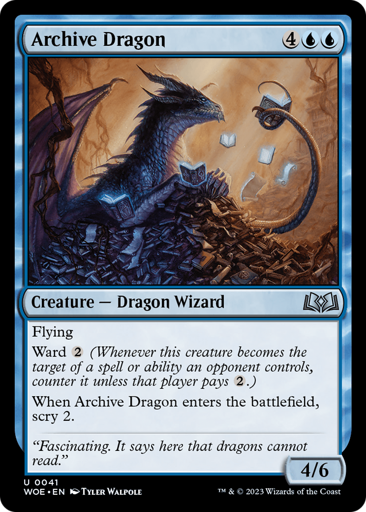 Archive Dragon [Wilds of Eldraine] - The Mythic Store | 24h Order Processing