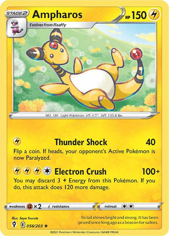 Ampharos (056/203) [Sword & Shield: Evolving Skies] - The Mythic Store | 24h Order Processing