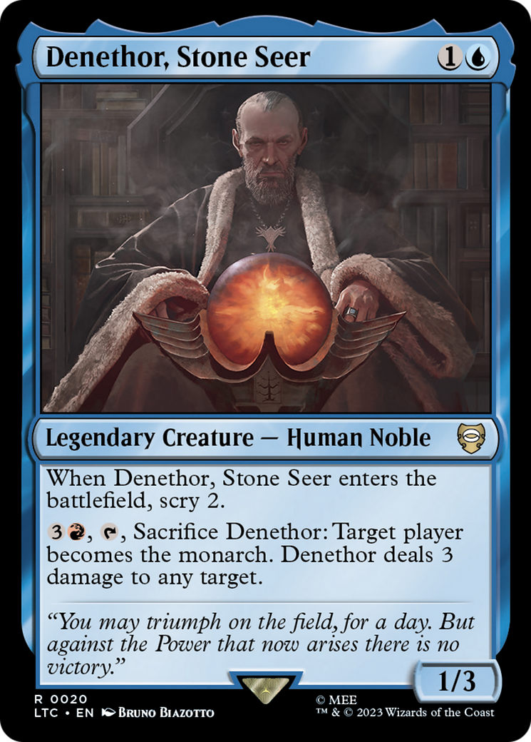 Denethor, Stone Seer [The Lord of the Rings: Tales of Middle-Earth Commander] - The Mythic Store | 24h Order Processing