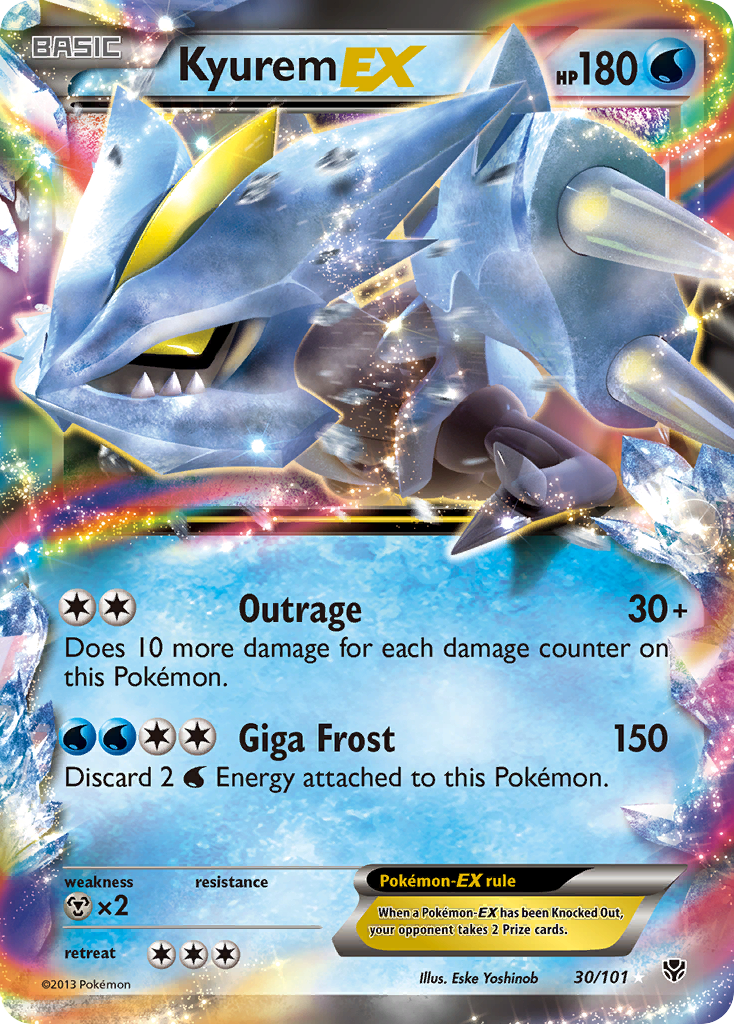 Kyurem EX (30/101) [Black & White: Plasma Blast] - The Mythic Store | 24h Order Processing
