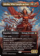 Alesha, Who Laughs at Fate (Borderless) (Mana Foil) [Foundations] - The Mythic Store | 24h Order Processing