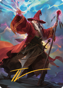 Elminster Art Card (36) (Gold-Stamped Signature) [Commander Legends: Battle for Baldur's Gate Art Series] - The Mythic Store | 24h Order Processing