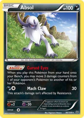 Absol (40/108) [XY: Roaring Skies] - The Mythic Store | 24h Order Processing