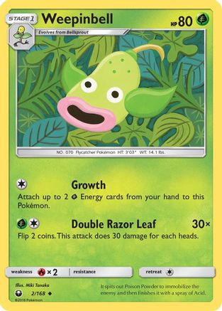 Weepinbell (2/168) [Sun & Moon: Celestial Storm] - The Mythic Store | 24h Order Processing