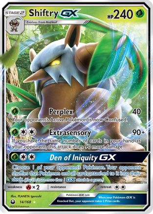 Shiftry GX (14/168) [Sun & Moon: Celestial Storm] - The Mythic Store | 24h Order Processing