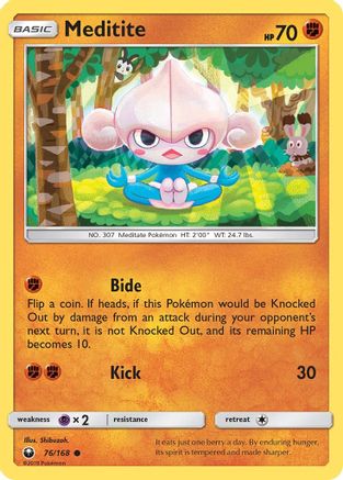 Meditite (76/168) [Sun & Moon: Celestial Storm] - The Mythic Store | 24h Order Processing
