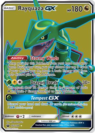 Rayquaza GX (160/168) [Sun & Moon: Celestial Storm] - The Mythic Store | 24h Order Processing