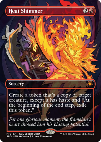Heat Shimmer (Borderless) [Lorwyn Eclipsed Special Guests] - The Mythic Store | 24h Order Processing