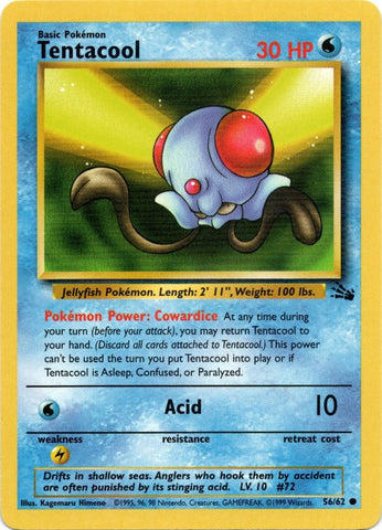 Tentacool (56/62) [Fossil Unlimited] - The Mythic Store | 24h Order Processing