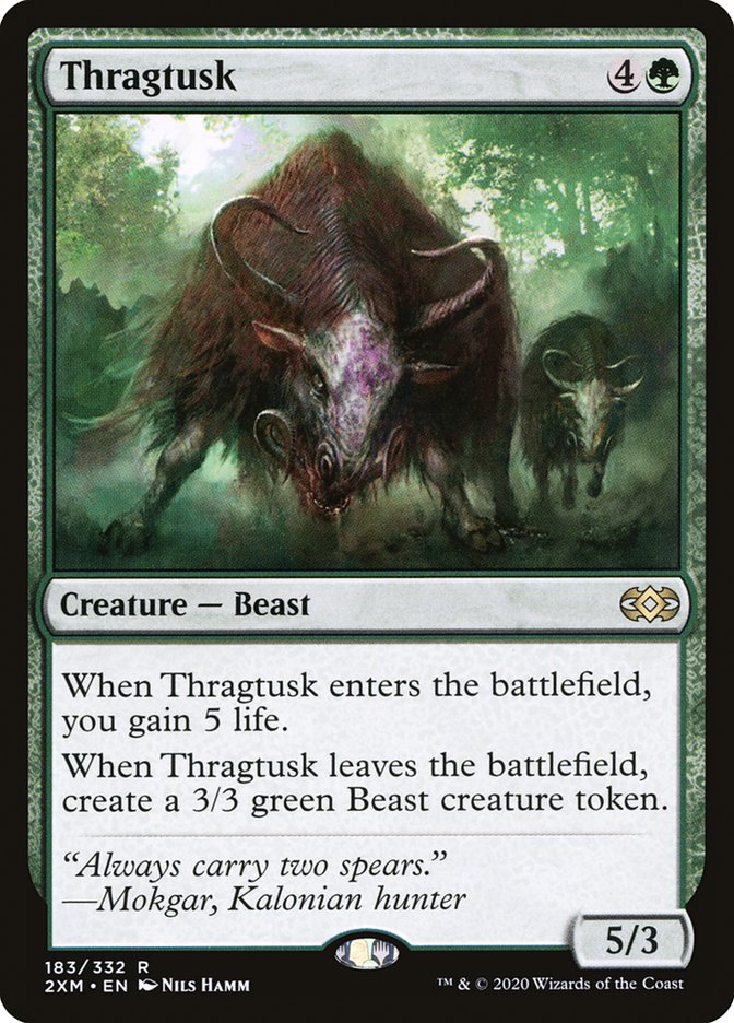 Thragtusk [Double Masters] - The Mythic Store | 24h Order Processing