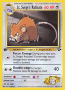 Lt. Surge's Raticate (53/132) [Gym Challenge 1st Edition] - The Mythic Store | 24h Order Processing