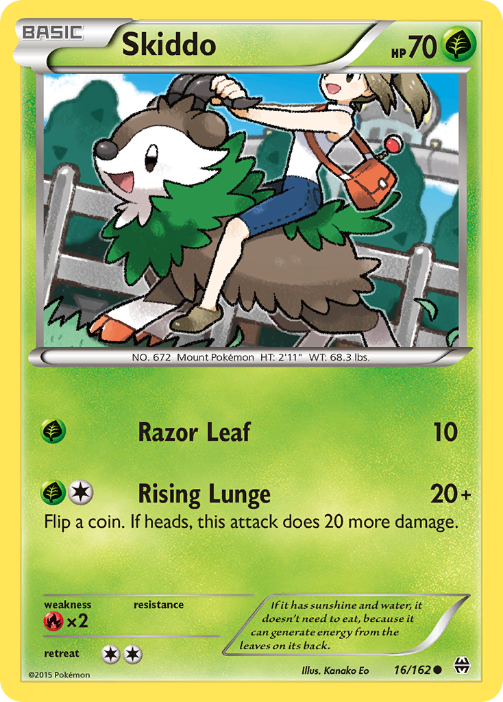 Skiddo (16/162) [XY: BREAKthrough] - The Mythic Store | 24h Order Processing