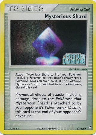 Mysterious Shard (81/100) (Stamped) [EX: Crystal Guardians] - The Mythic Store | 24h Order Processing