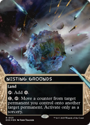 Nesting Grounds (0121) (Borderless) (Galaxy Foil) [Edge of Eternities: Stellar Sights] - The Mythic Store | 24h Order Processing