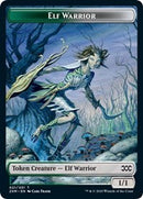Elf Warrior // Plant Double-Sided Token [Double Masters Tokens] - The Mythic Store | 24h Order Processing