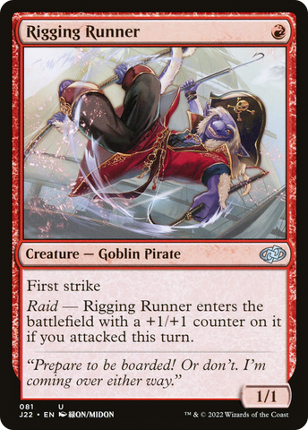 Rigging Runner [Jumpstart 2022] - The Mythic Store | 24h Order Processing