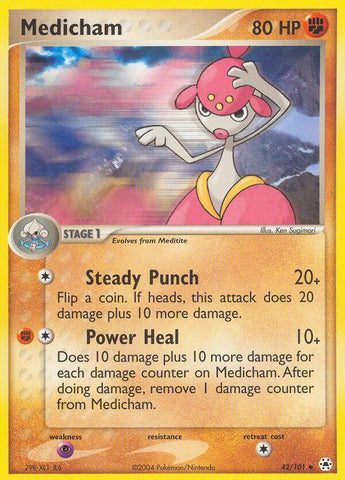 Medicham (42/101) [EX: Battle Stadium] - The Mythic Store | 24h Order Processing