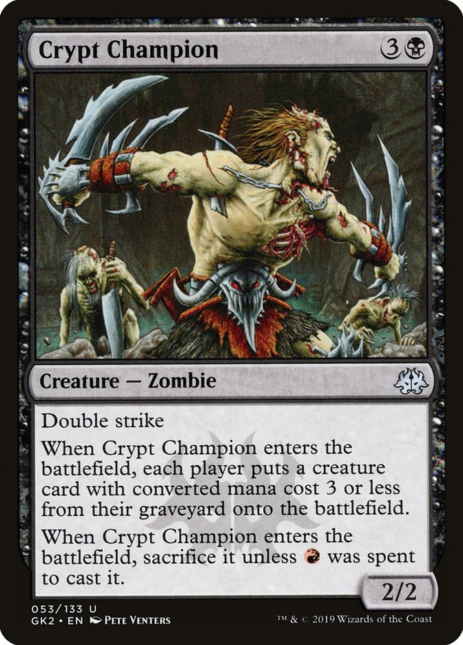 Crypt Champion [Ravnica Allegiance Guild Kit] - The Mythic Store | 24h Order Processing