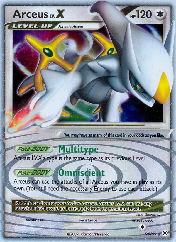 Arceus LV.X (94/99) [Platinum: Arceus] - The Mythic Store | 24h Order Processing