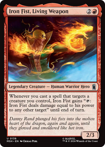 Iron Fist, Living Weapon [Marvel Super Heroes] - The Mythic Store | 24h Order Processing
