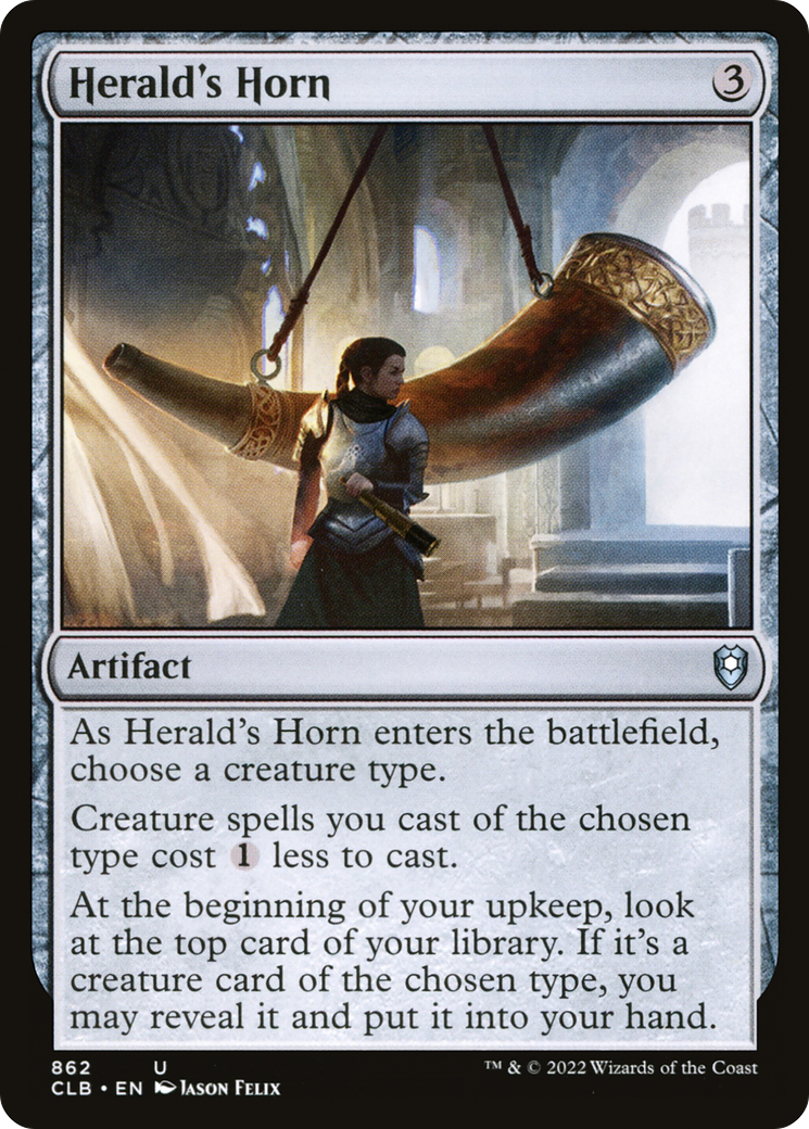 Herald's Horn [Commander Legends: Battle for Baldur's Gate] - The Mythic Store | 24h Order Processing